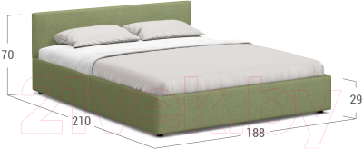 Двуспальная кровать Moon Family 1250 / К004361