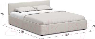 Изображение товара Двуспальная кровать Moon Family 1250 / К004364