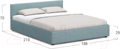 Двуспальная кровать Moon Family 1250 / К004370