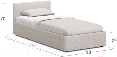 Односпальная кровать Moon Family 1250 / К004371
