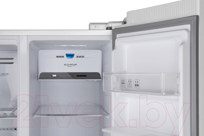Холодильник с морозильником Weissgauff WSBS 600 W NoFrost Inverter Water Dispenser