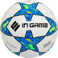 Мяч для футзала Ingame Pro Quantro (размер 4, голубой) - 