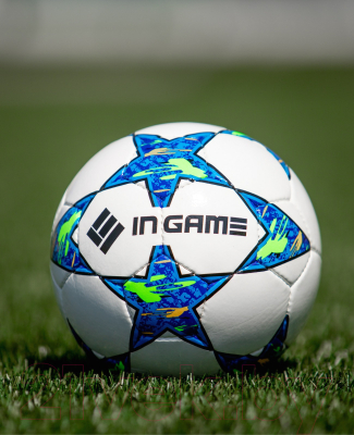 Мяч для футзала Ingame Pro Quantro (размер 4, голубой)