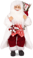 Фигура под елку Maxitoys Дед Мороз в длинной белой шубке и красной жилетке/MT-150323-2-30 - 