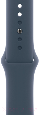 Умные часы Apple Watch SE 2 GPS 40mm (серебристый, синий ремешок M/L)