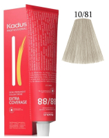 Крем-краска для волос Kadus Интенсивное тонирование 10/81 (60мл, яркий блонд перламутрово-пепельный) - 