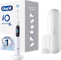 Электрическая зубная щетка Oral-B iO8 Magnetic White - 