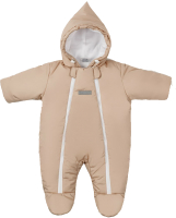 Комбинезон прогулочный детский Amarobaby Winter / AB-OD23-6202W-BEG-68 (бежевый, р.68) - 