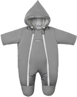 Комбинезон прогулочный детский Amarobaby Winter / AB-OD23-6202W-SE-62 (серый, р.62) - 