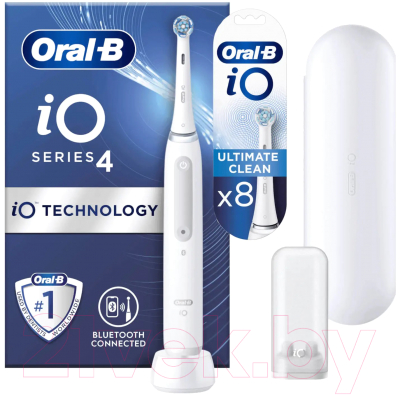 Электрическая зубная щетка Oral-B iO4 Magnetic White Travcase