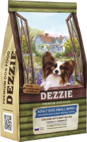 Сухой корм для собак Dezzie Adult Dog Small Breed курица с говядиной / 5659010 (800г) - 
