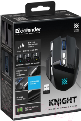 Мышь Defender Knight GM-885 / 52885