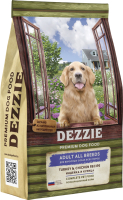 Сухой корм для собак Dezzie Adult Dog индейка и курица / 5659050 (800г) - 