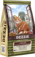 Сухой корм для кошек Dezzie Sterilized Cat курица с говядиной / 5659130 (400г) - 