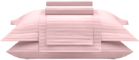 Комплект постельного белья Arya Vip Страйп Сатин 2сп / 8680943231215 (розовый) - 