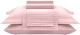Комплект постельного белья Arya Vip Страйп Сатин 2сп / 8680943231215 (розовый) - 