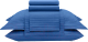 Комплект постельного белья Arya Vip Страйп Сатин 2сп / 8680943231185 (темно-синий) - 