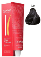Крем-краска для волос Kadus Интенсивное тонирование 3/0 (60мл, темный шатен) - 