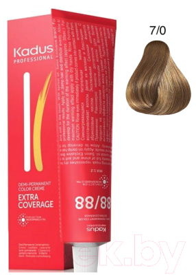 Крем-краска для волос Kadus Интенсивное тонирование 7/0 (60мл, блонд)