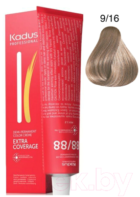 Крем-краска для волос Kadus Интенсивное тонирование 9/16 (60мл, очень светлый блонд пепельно-фиолетовый)