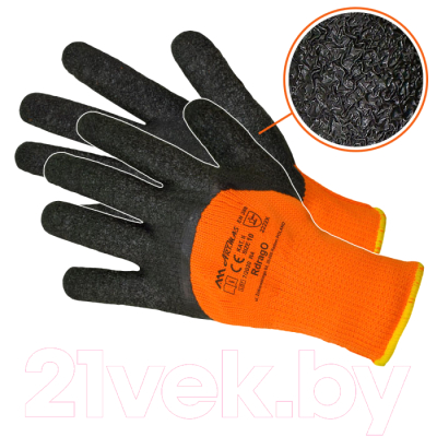 Перчатки защитные ArtMas RdragO (р.10, черный/оранжевый)