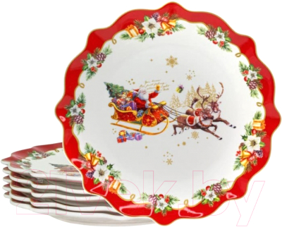 Набор тарелок Lenardi Новогодний 205-305 (6шт)