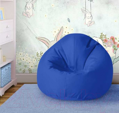 Бескаркасное кресло Kreslomeshki Классик Kinder / 5KO-80x70SI (синий)