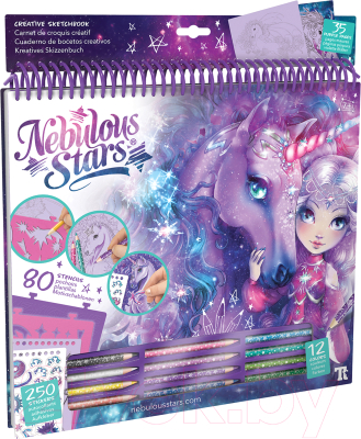 Набор для творчества Nebulous Stars Space. Раскраска для девочек / 11371_NSDA