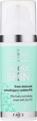 Крем для лица Farmona Professional Unique Skin Нормализующий с цинком PCA (50мл)