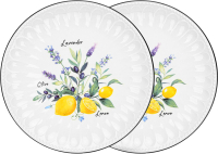 Набор тарелок Fissman Provence / 13619 (2шт) - 