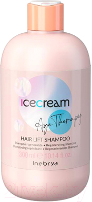 Шампунь для волос Inebrya Icecream Age Therapy Восстанавливающий для зрелых пористых волос (300мл)