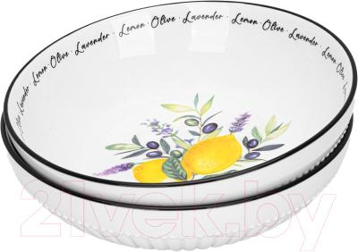 Набор суповых тарелок Fissman Provence / 13625 (2шт)