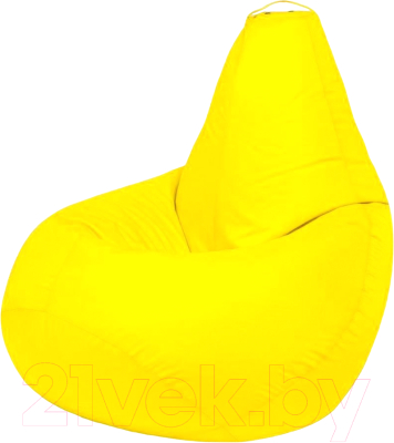 Бескаркасное кресло Kreslomeshki Груша-Ekonom XXL / EG-125x90-ZH (желтый)