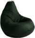 Бескаркасное кресло Kreslomeshki Груша-Ekonom XXL / EG-125x90-Z (темно-зеленый) - 