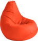 Бескаркасное кресло Kreslomeshki Груша-Капля XXL / GK-135x100-A (апельсин) - 