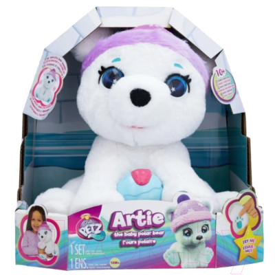 Интерактивная игрушка Club Petz Белый медвежонок Арти / IMC86074