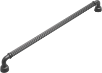 Ручка для мебели Cebi A1116 PC27 (320мм, антрацит полимер) - 