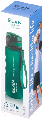 Бутылка для воды Elan Gallery Style Matte / 280131 (темно-зеленый)