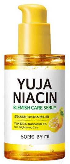 Сыворотка для лица Some By Mi Yuja Niacin Anti-Blemish Serum с экстрактом юдзу и ниацинамидом