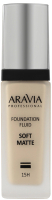 Тональный крем Aravia Professional Soft Matte 02 Foundation Matte (30мл) - 