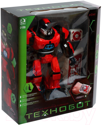 Радиоуправляемая игрушка IQ Bot Робот Технобот / 7732626 (красный)