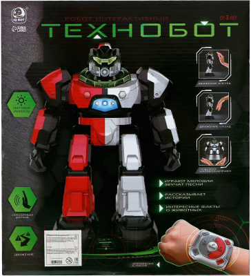 Радиоуправляемая игрушка IQ Bot Робот Технобот / 7732626 (красный)