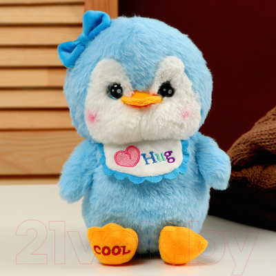 Мягкая игрушка Sima-Land Пингвин / 9618172 (голубой)