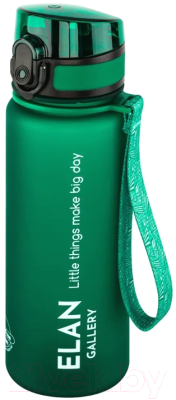 Бутылка для воды Elan Gallery Style Matte / 280113 (темно-зеленый)