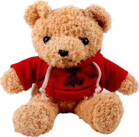 Мягкая игрушка Sima-Land Медведь в кофте / 9716908 (красный) - 
