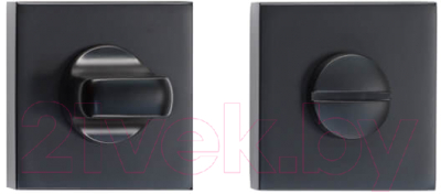 Фиксатор дверной защелки VELA Prima WC-Quadro (черный)