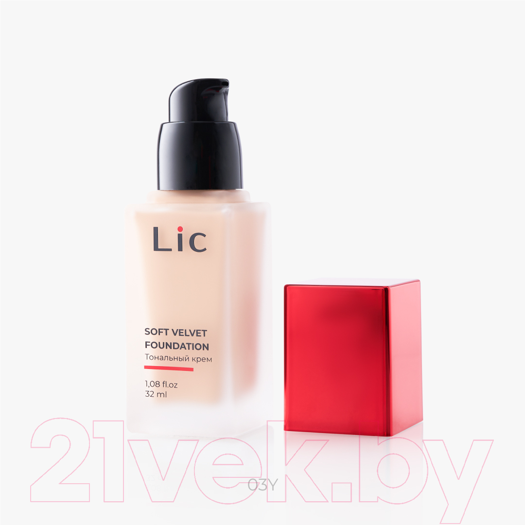 Тональный крем Lic Soft Velvet Foundation тон 03Y (32мл) — фото 3