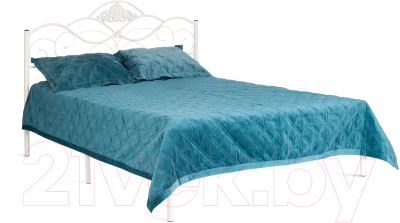 Двуспальная кровать Tetchair Federica AT-881 160x200 (белый)