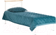 Односпальная кровать Tetchair Iris 9311 90x200 (белый) - 