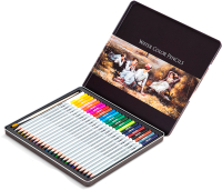 Набор цветных карандашей Deli Nuevo 6521 (24цв) - 